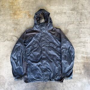 Vtg Y2K Burton Snowboards AK Gore-Tex Ski Jacket Blue Pullover Shell L